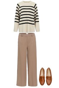 Jumper, loafer and trousers set