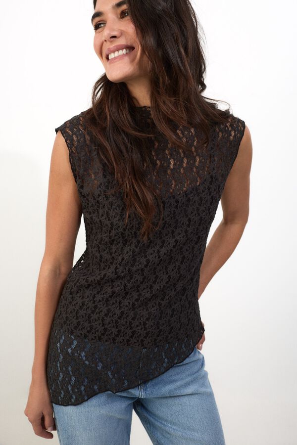 Conjunto de falda, cinto e top