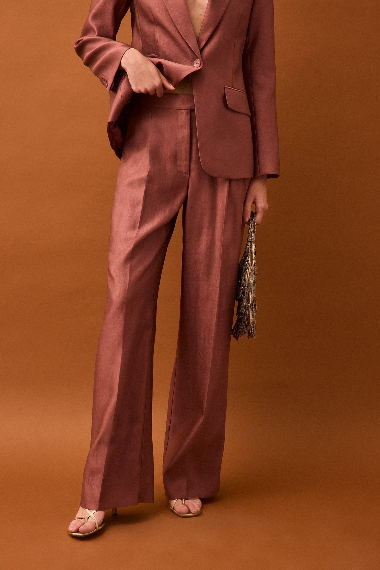 Trousers and blazer set