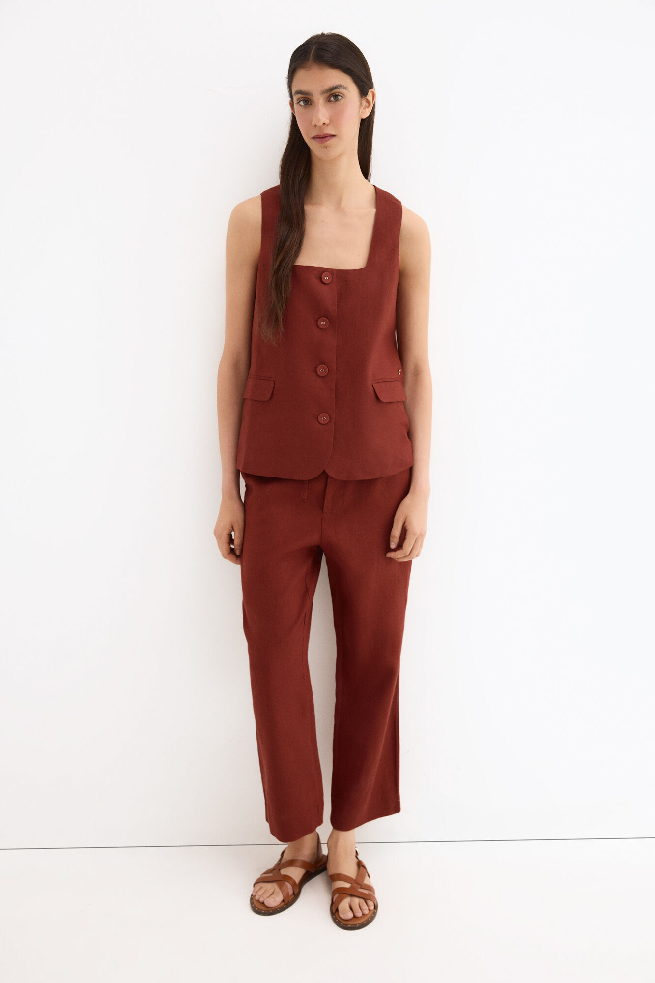 Gilet and trousers set