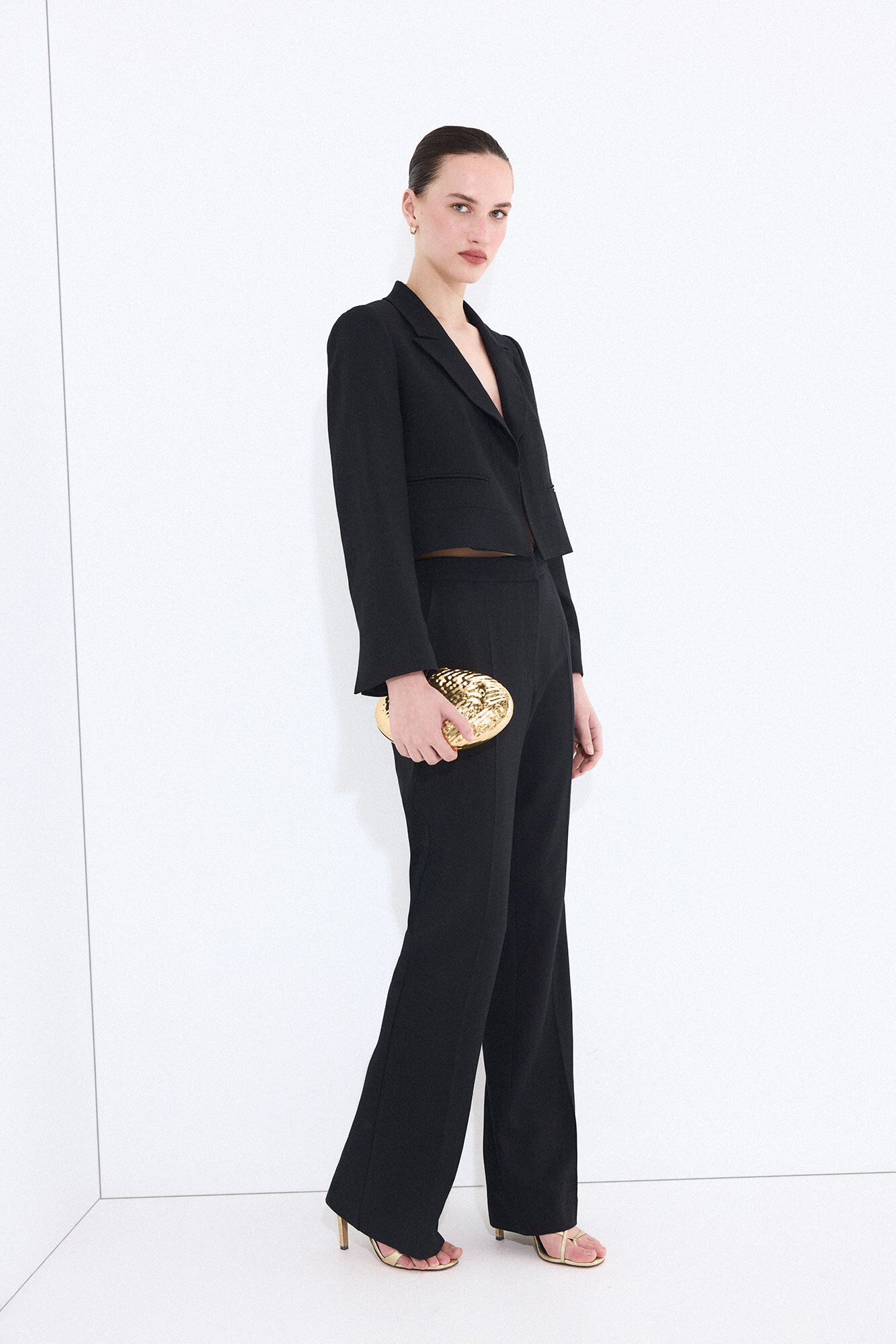 Trousers and blazer set