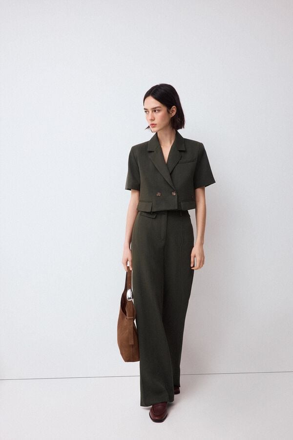 Trousers and blazer set