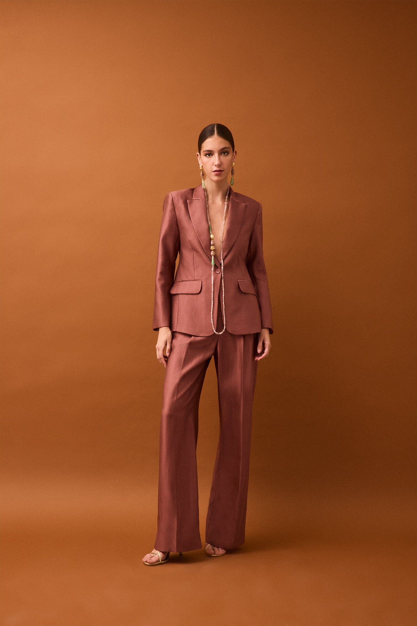 Trousers and blazer set