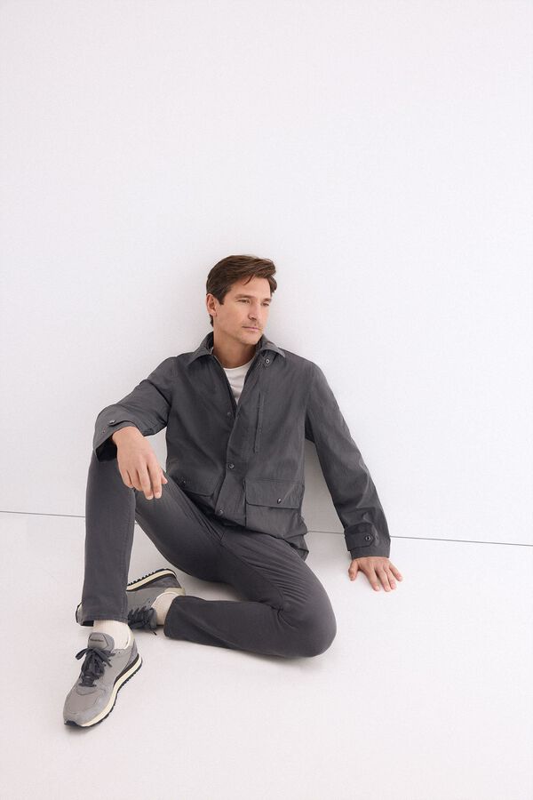 Jeans, shirt and jacket set
