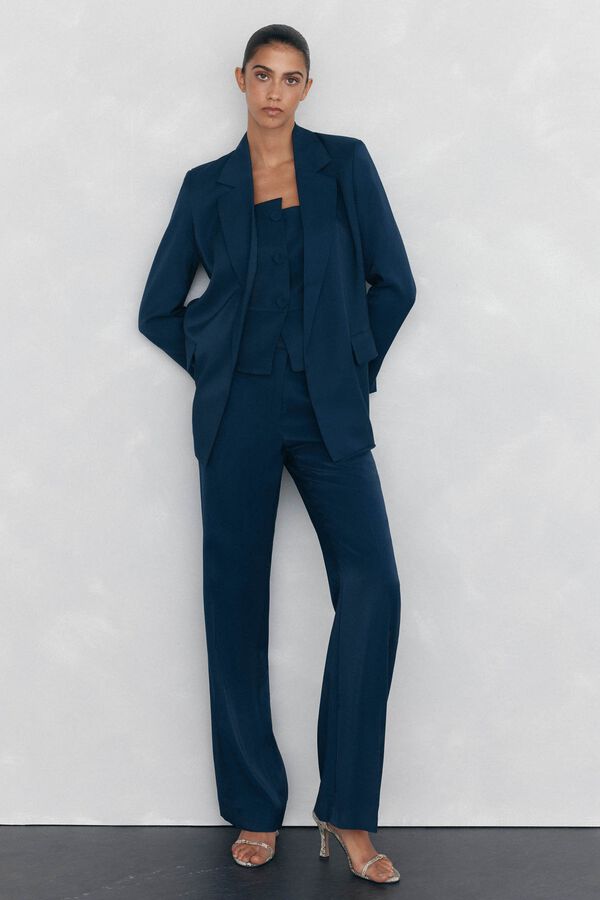 Top, trousers and shawl set