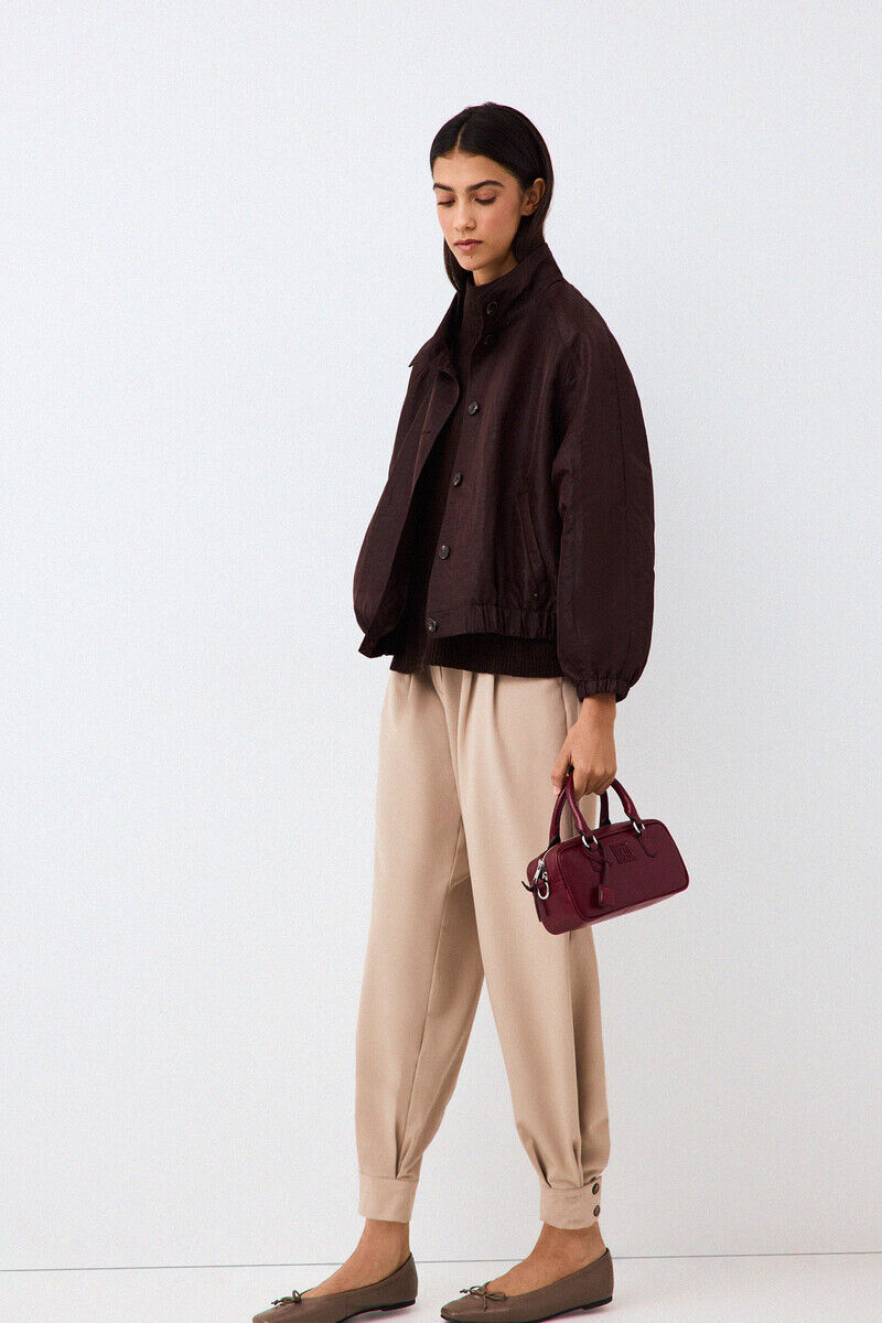 Pleats and jacket set