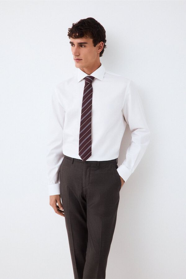 Chinos, trench and shirt set