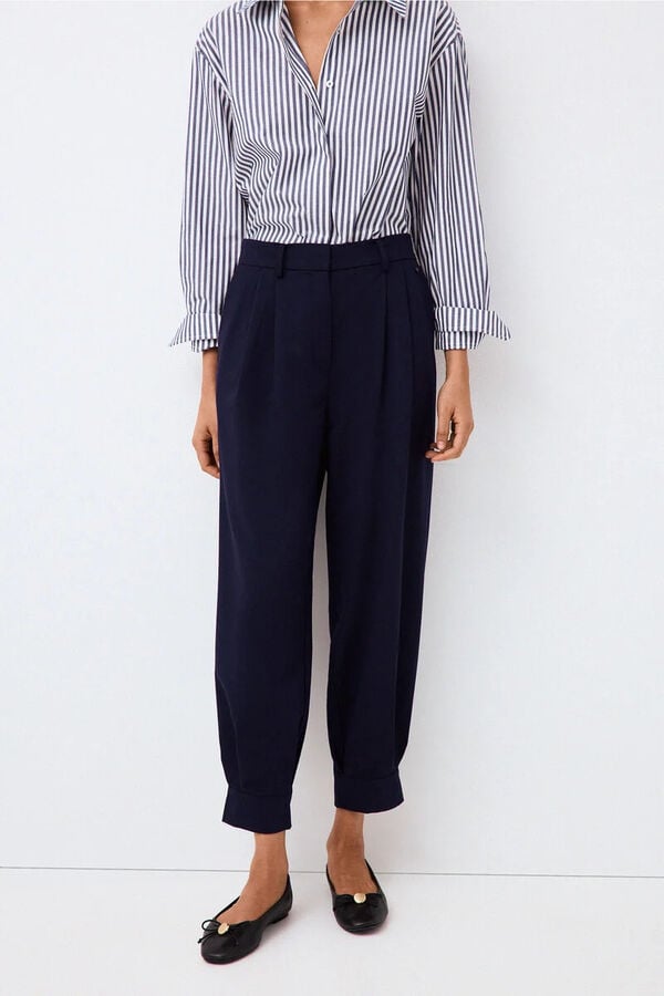 Pleats and blouse set