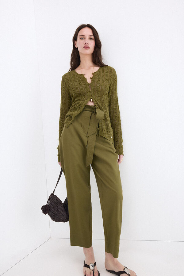 Conjunto de cal&ccedil;a e casaco