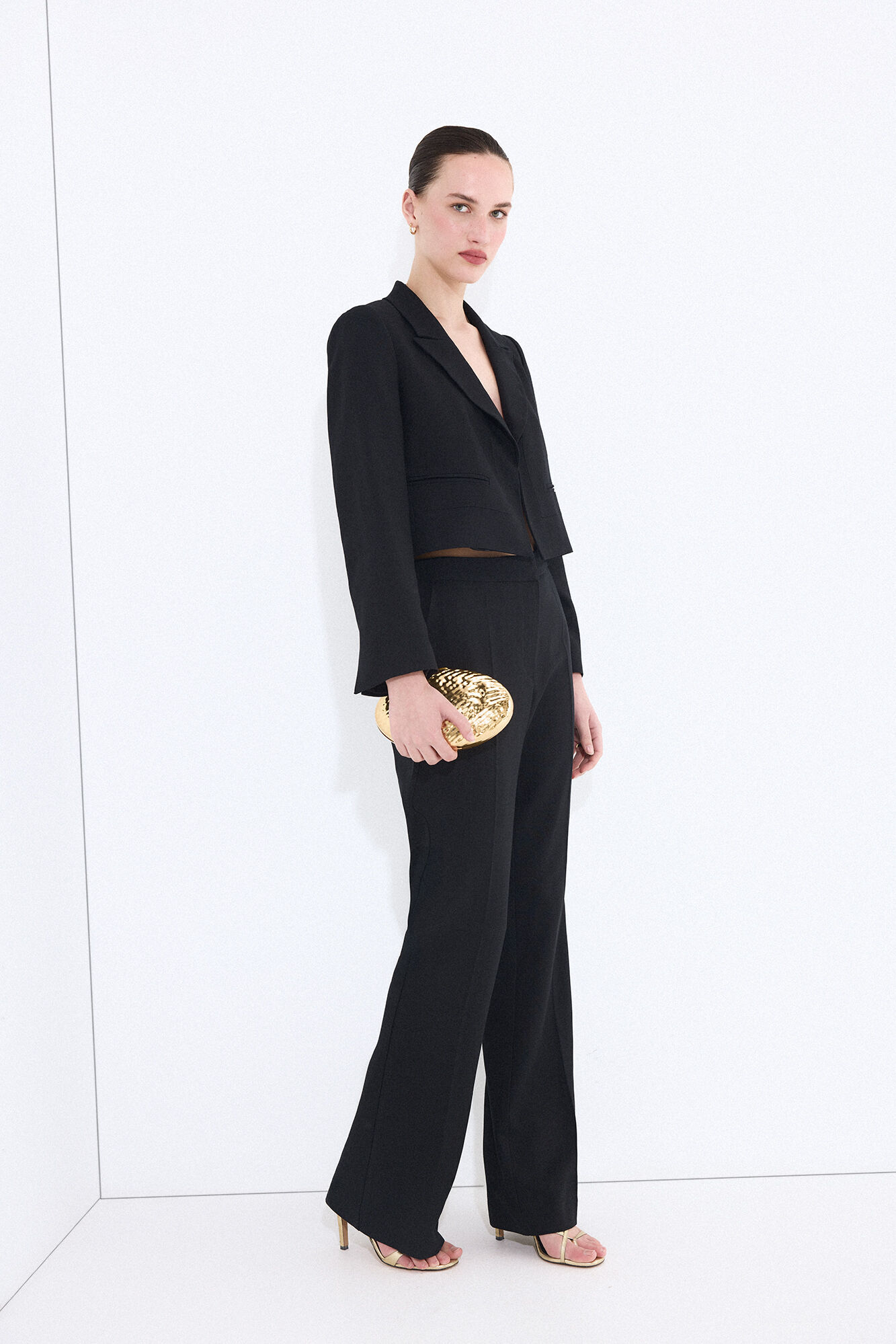 Trousers and blazer set