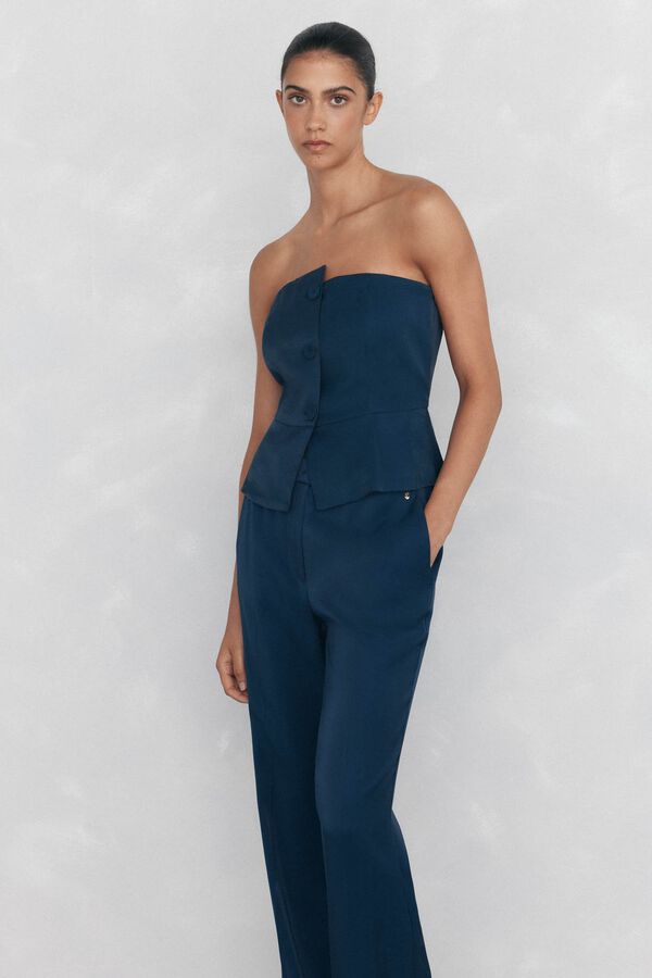 Top, trousers and shawl set