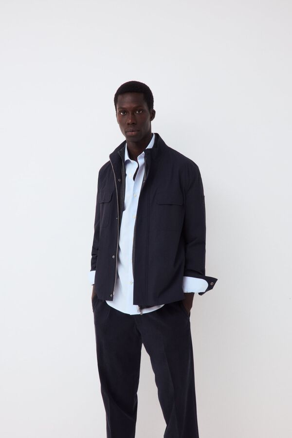 Chinos, overshirt and shirt set