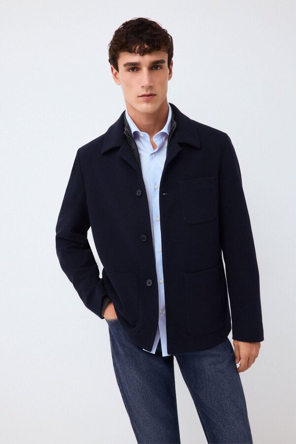 Jeans, shirt and overshirt set