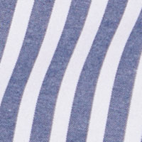 Cortefiel Striped cotton shirt Blue