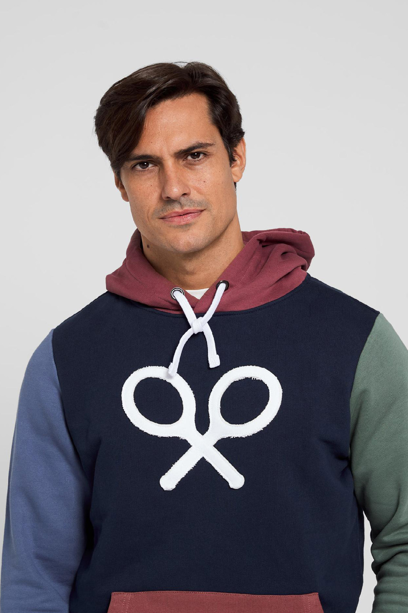 Sudadera capucha burdeos fantasía marino Sudaderas hombre