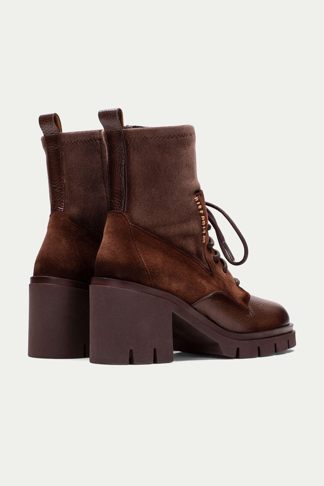 Botín acordonado piso track ZURICH Botines de mujer Cortefiel