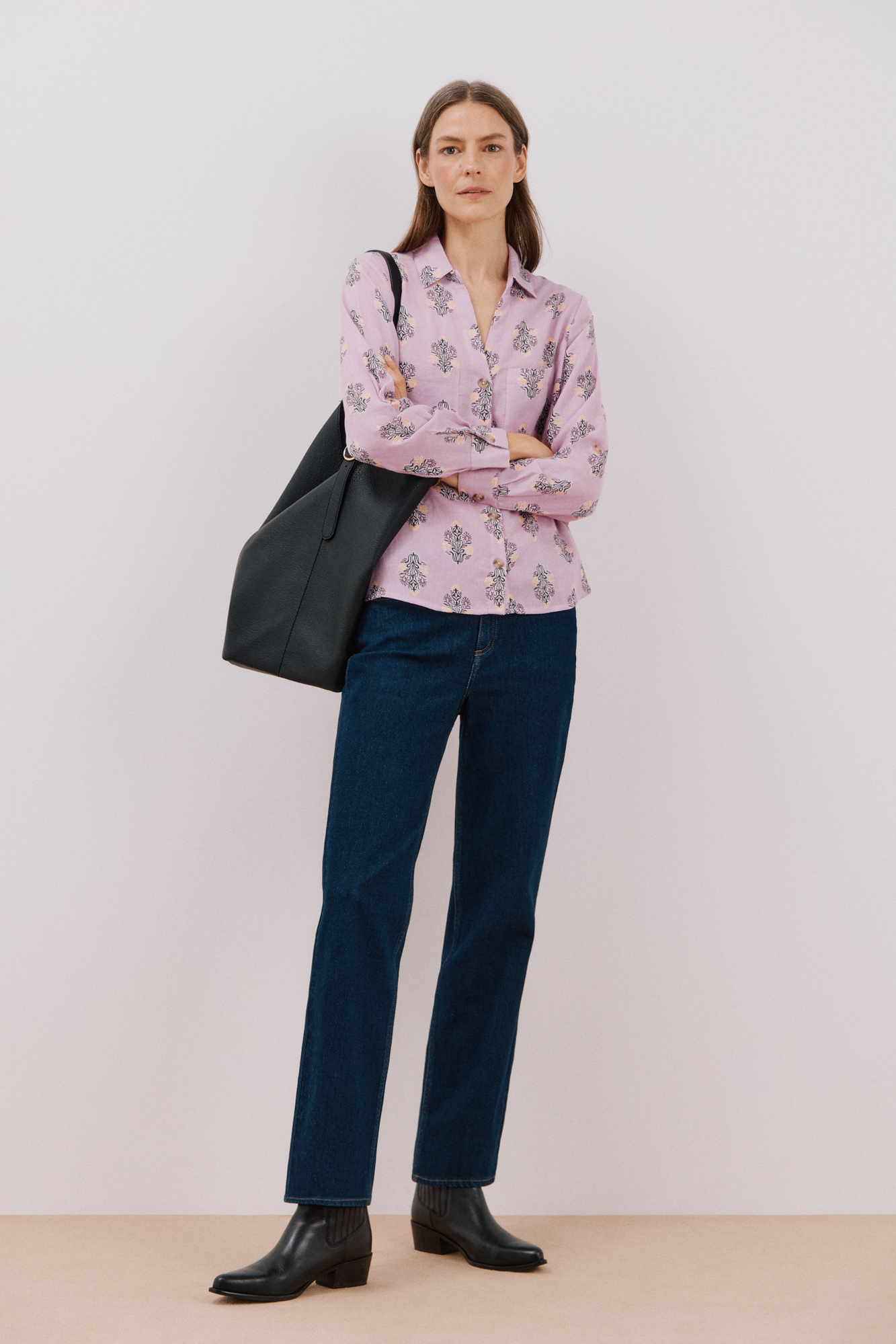 Cortefiel Mujer Blusas Cortefiel Rebajas Camisa Algodón Estampada