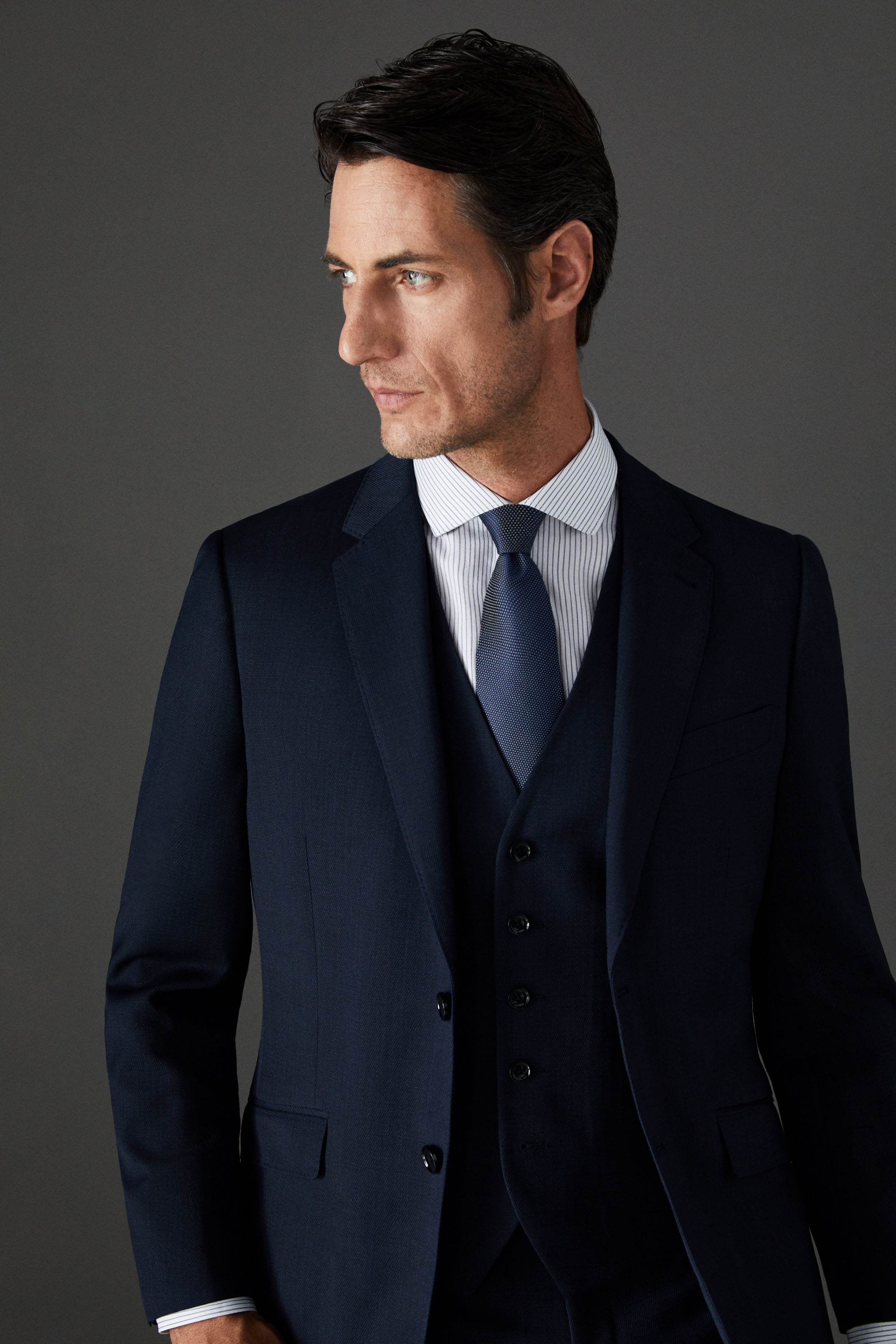 Americana traje azul slim fit | Trajes | Cortefiel