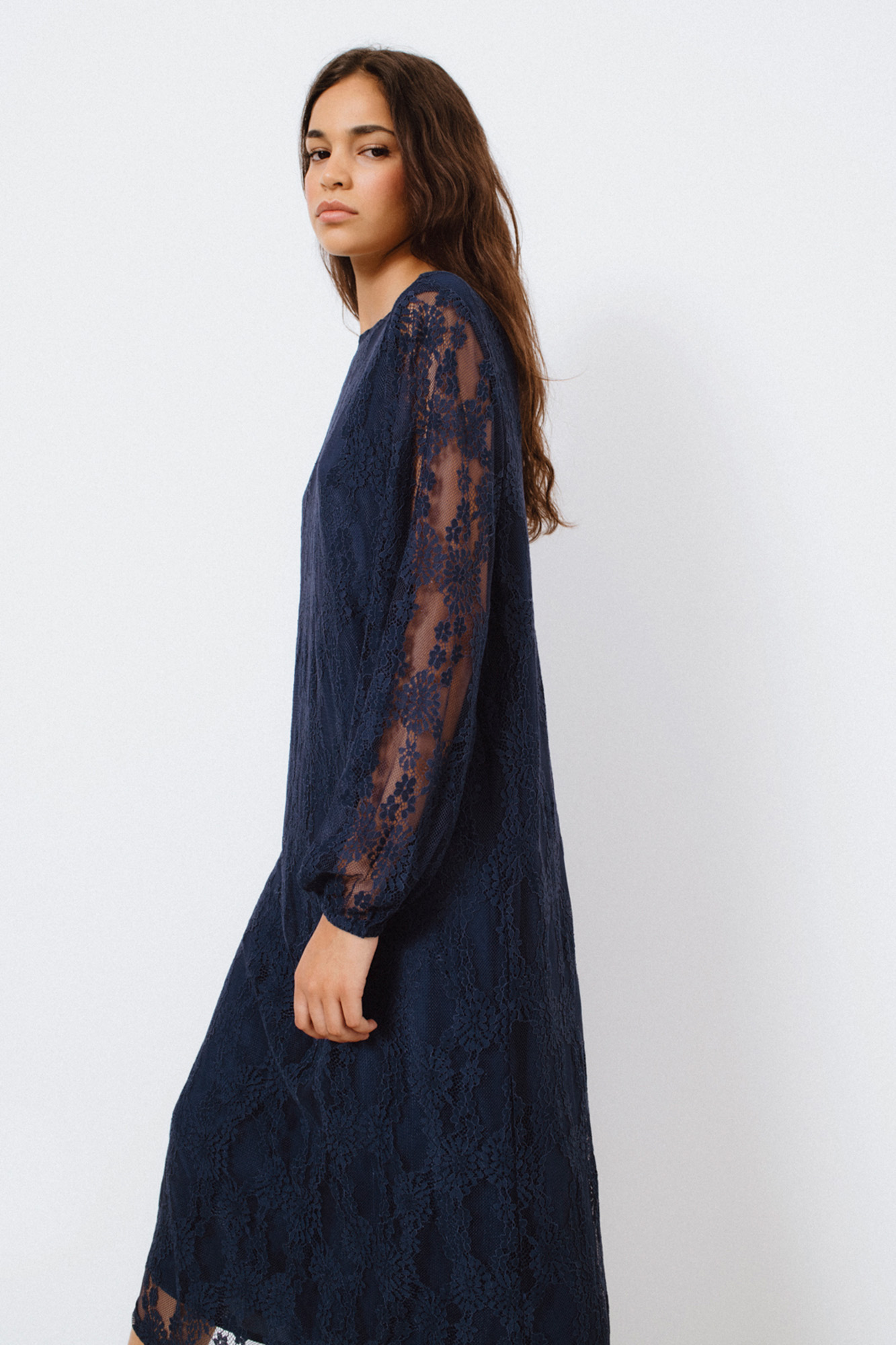 Vestido de fiesta midi Vestidos de mujer Cortefiel