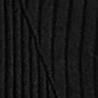 Cortefiel Long ribbed tricot dress Black