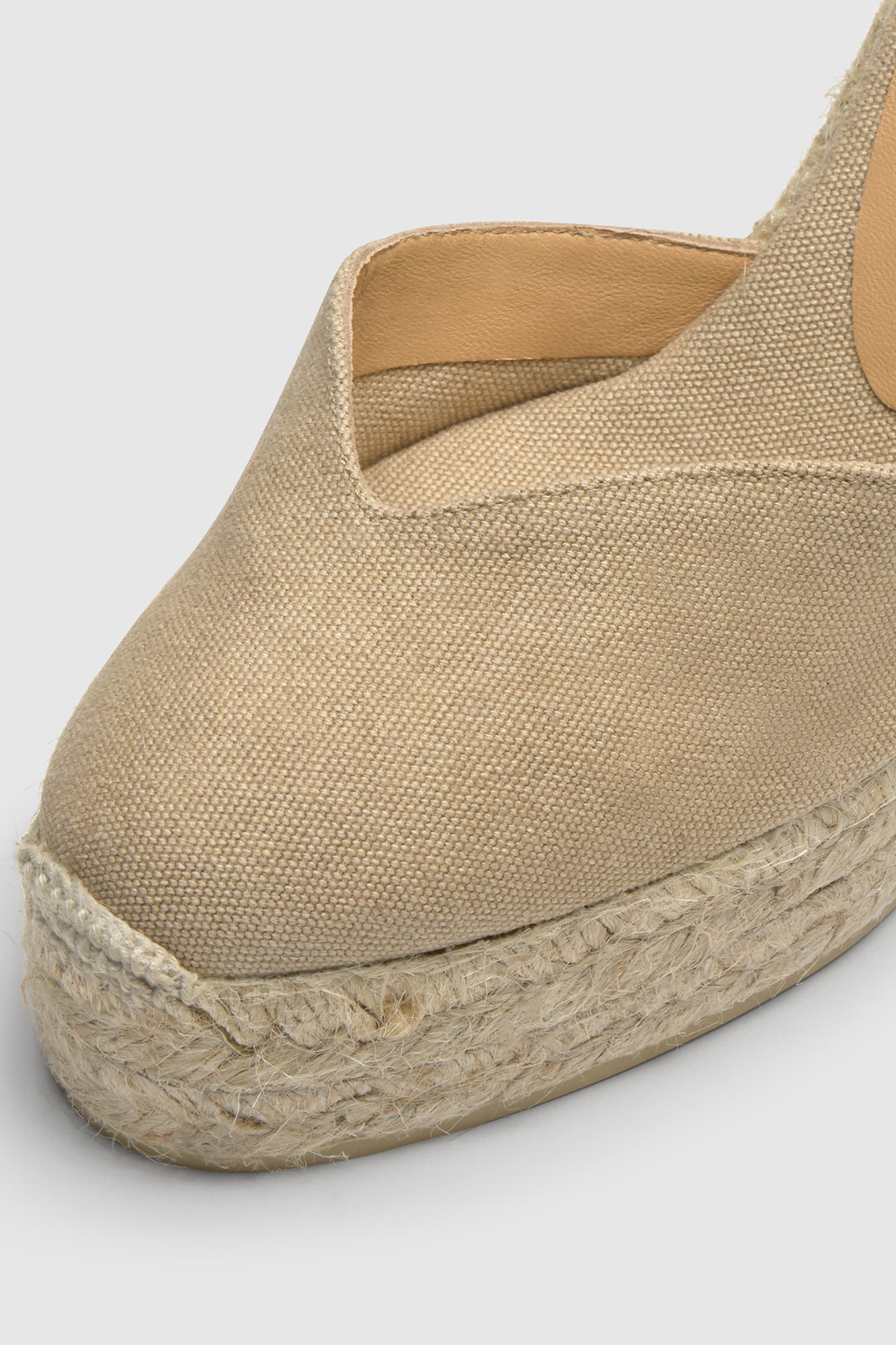 Alpargata Chiara con cuña elaborada en lona Alpargatas de mujer