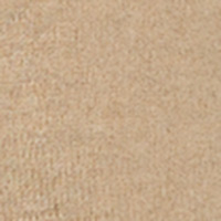 Cortefiel Camisola decote em bico algodão cashmere básico com tip Marrom