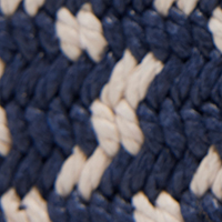 Cortefiel Cinturón trenzado bicolor Azul marino