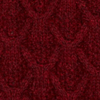 Cortefiel Jersey lana aranes cuello smoking Rojo granate