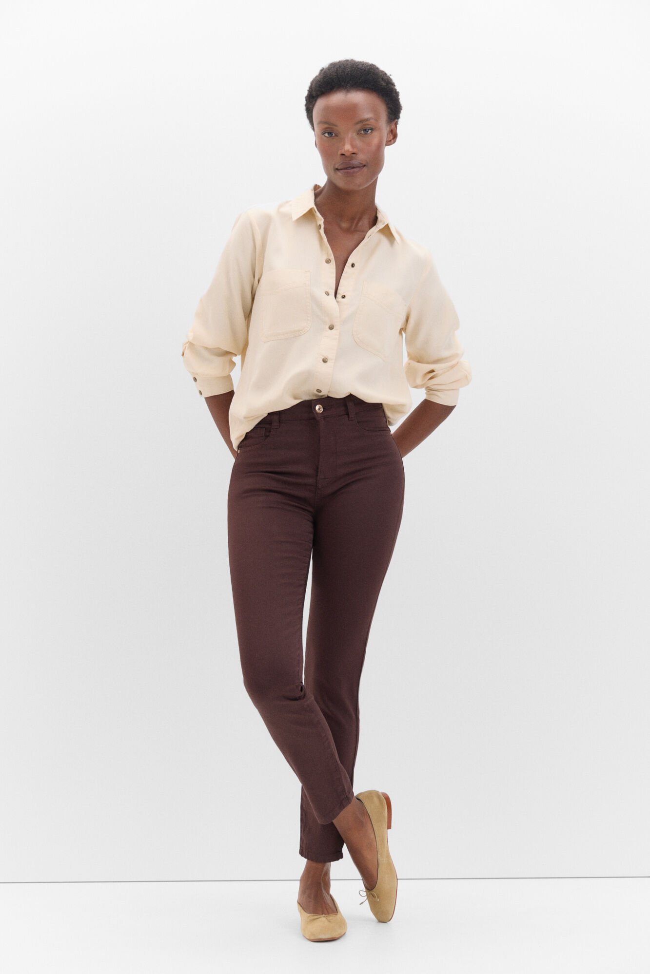 Pantalones Sensational Color Pantalones de mujer Cortefiel