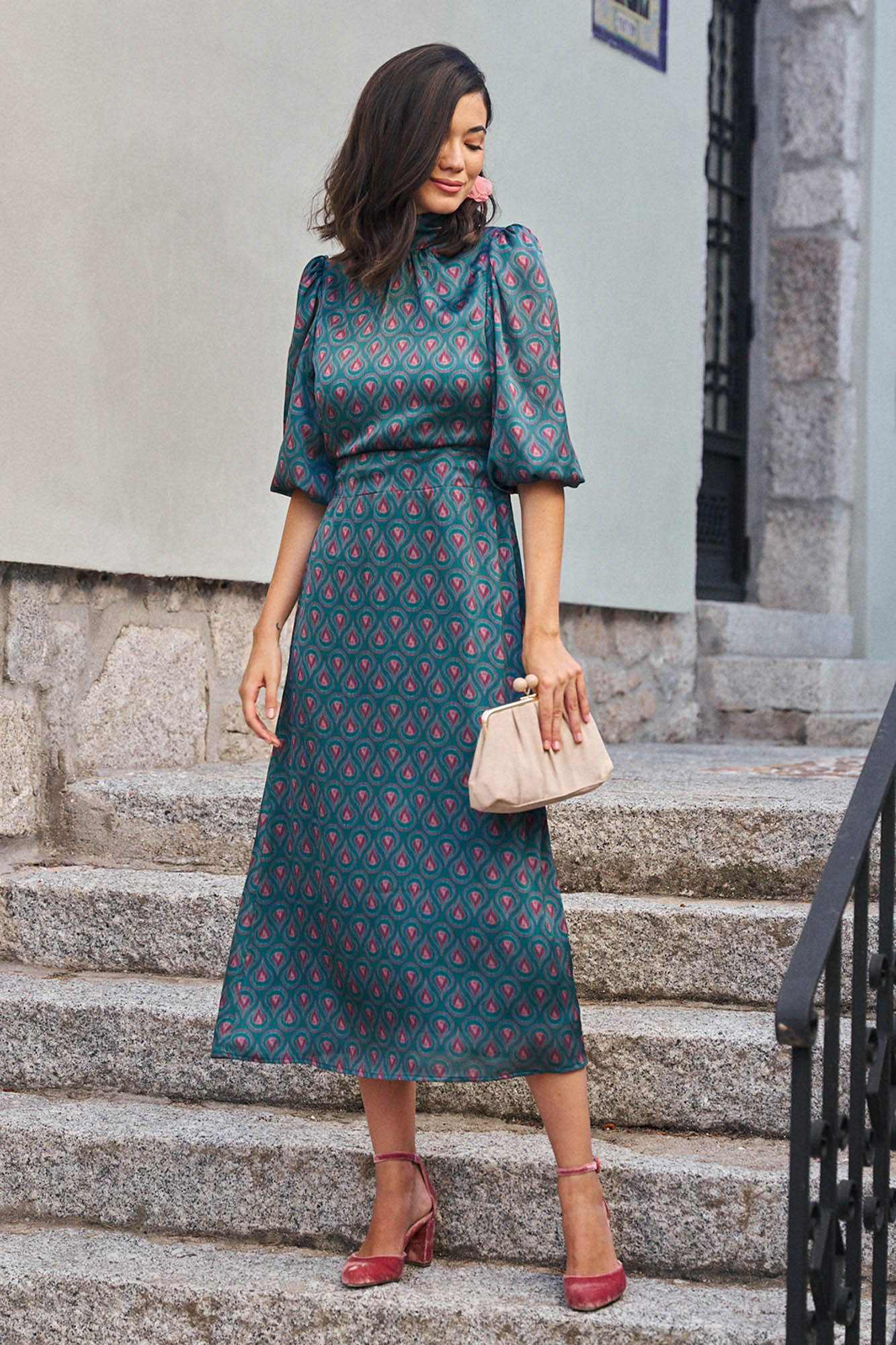 Vestido Largo Caricela Vestidos de mujer Cortefiel