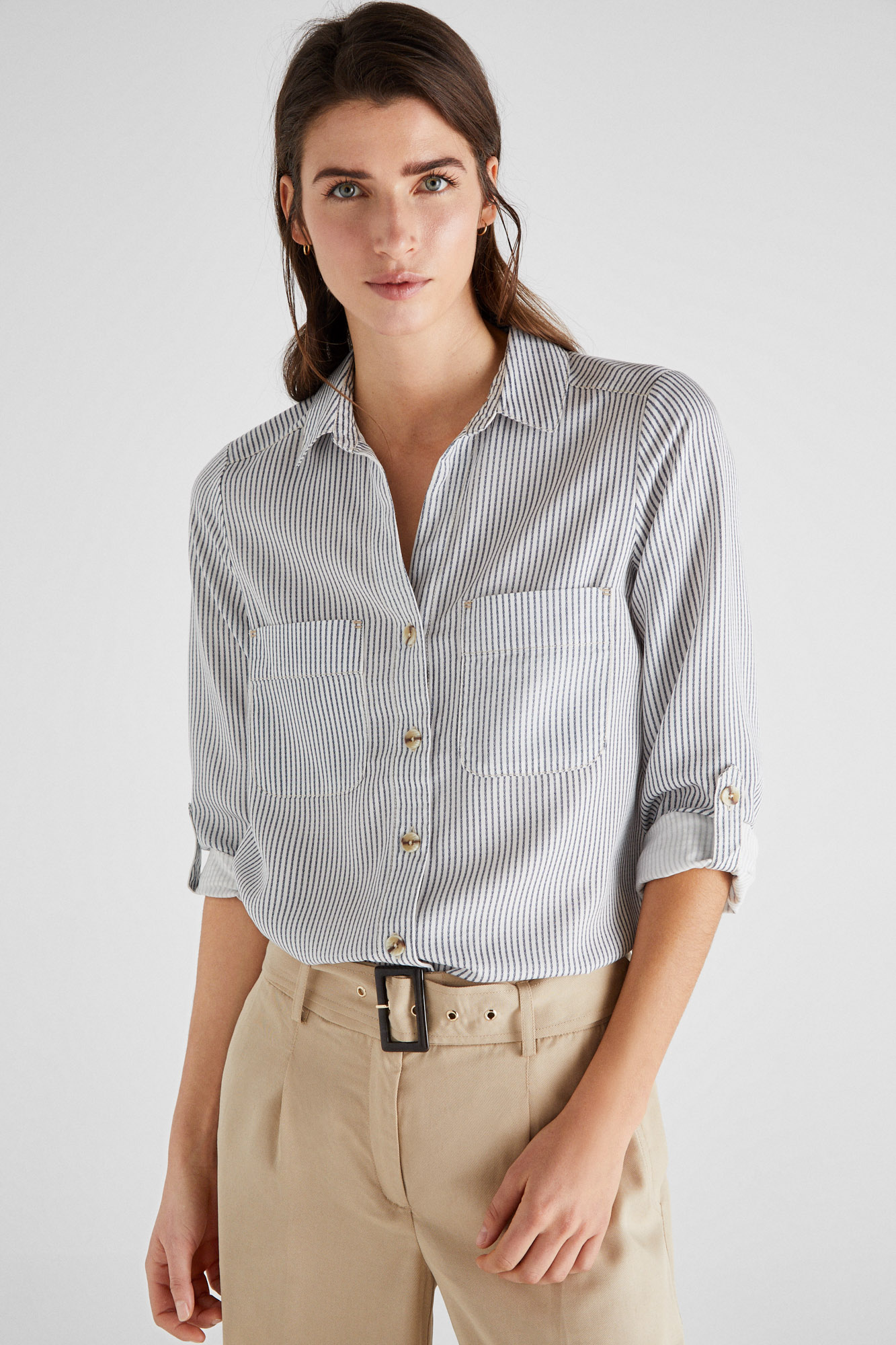 Camisa bolsillos | Blusas | Cortefiel