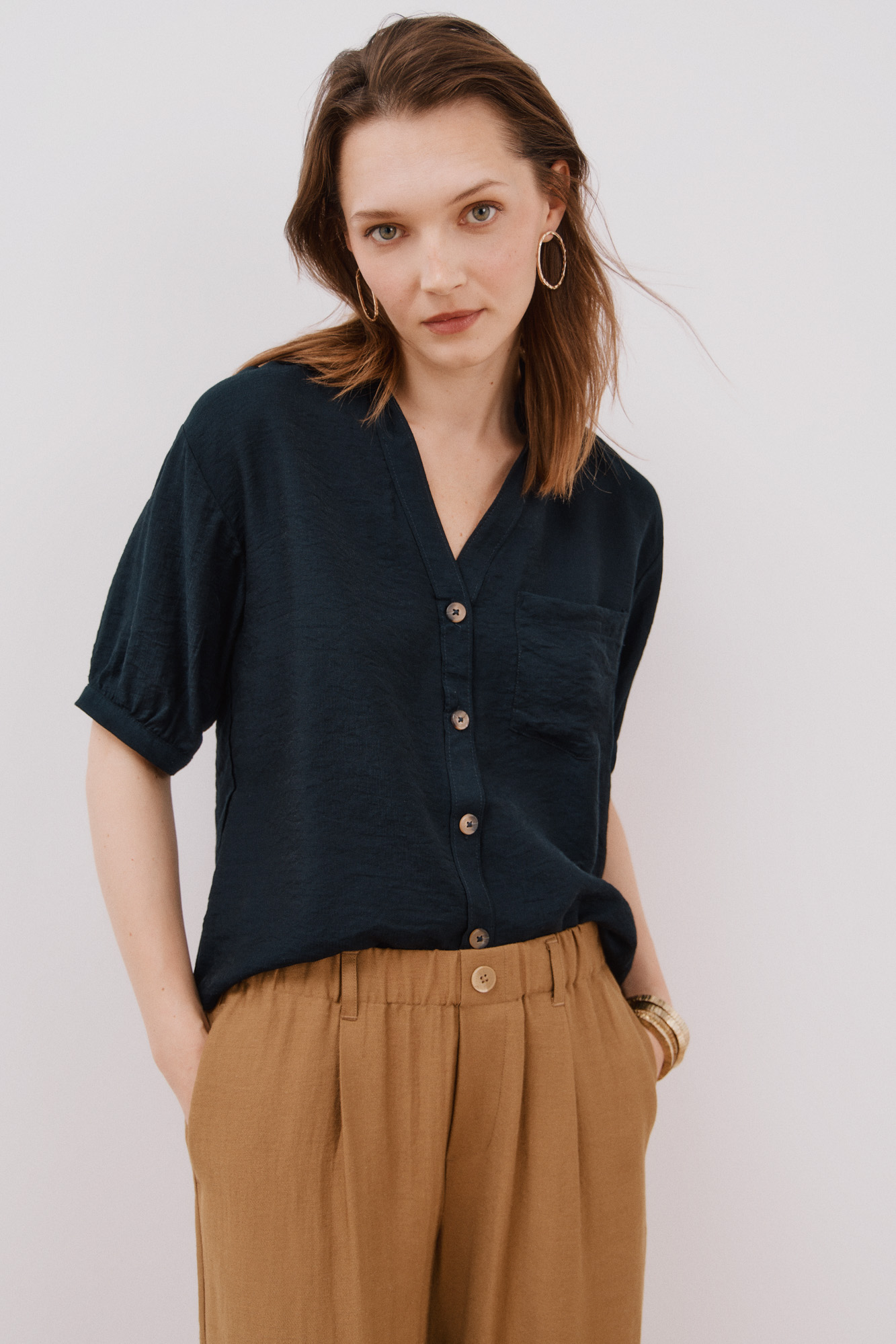 Camisa Estampada Camisas Cortefiel Camisas Cortefiel Mujer Nueva - Main Image