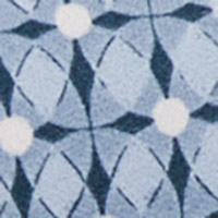 Cortefiel Jersey-knit placket top Blue