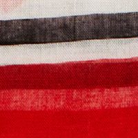 Cortefiel Tribal print scarf Red garnet