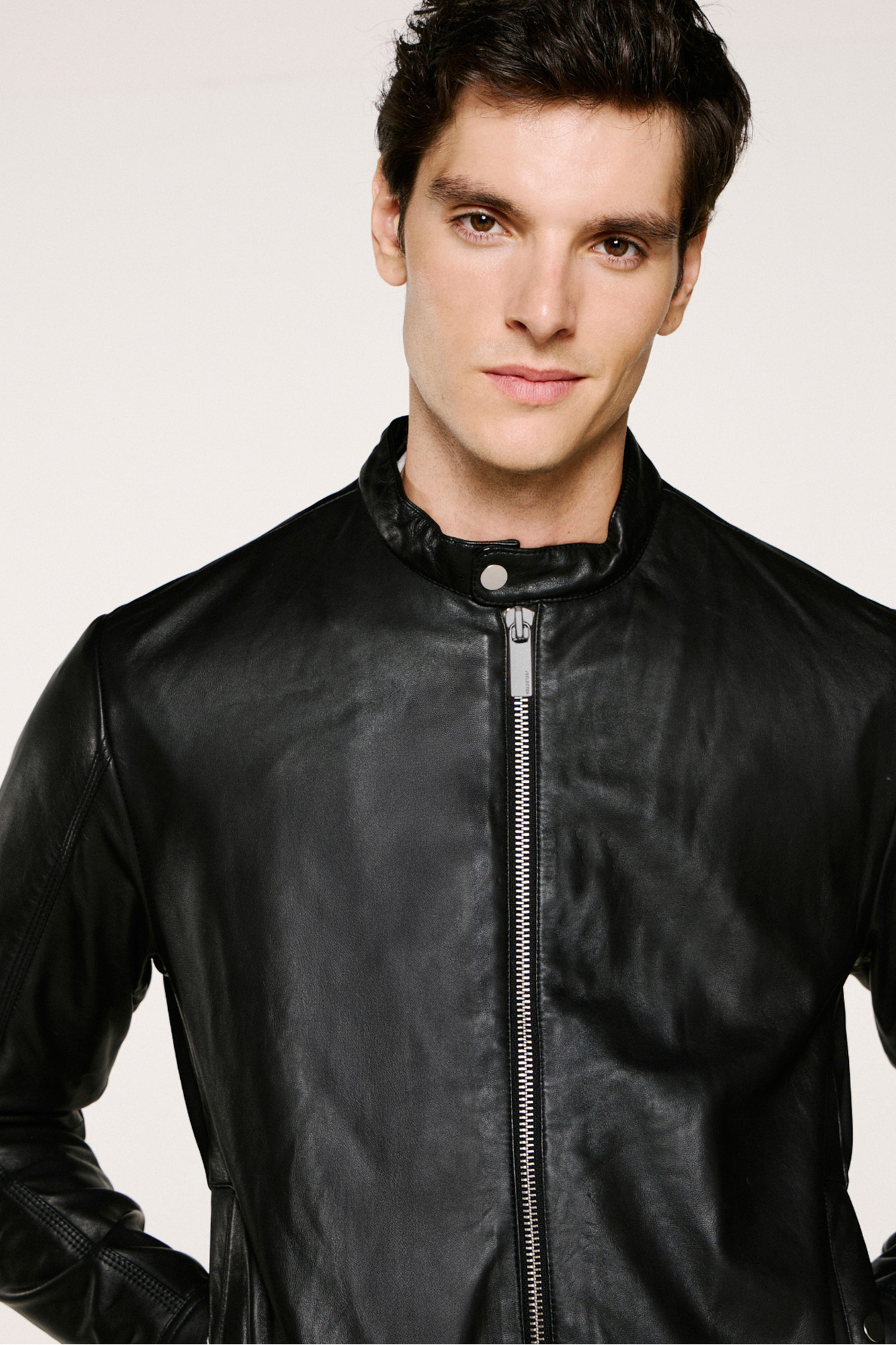 Cazadora de piel Cazadoras, chaquetas y chalecos de hombre