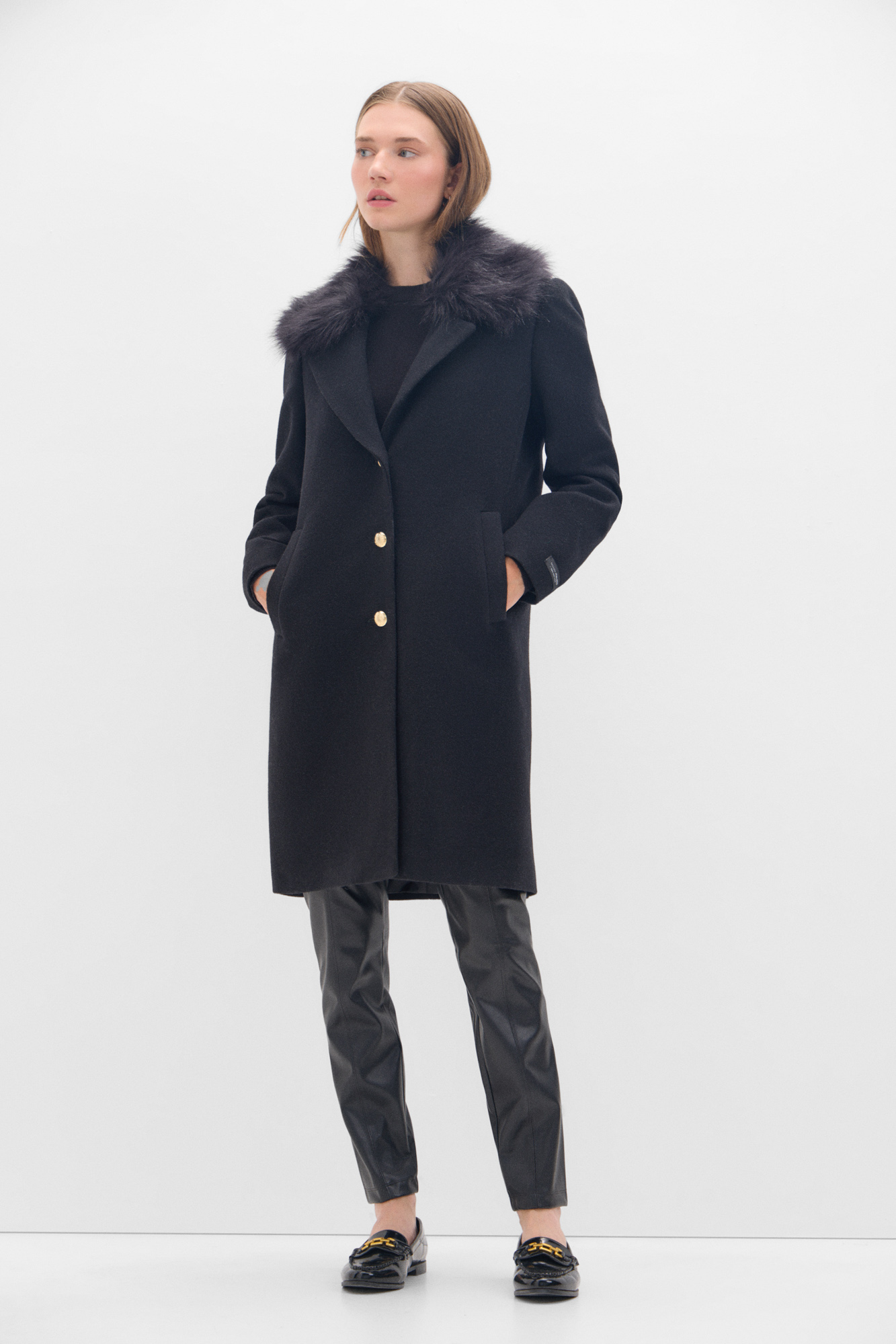 Miss Mysterious Coat - slate