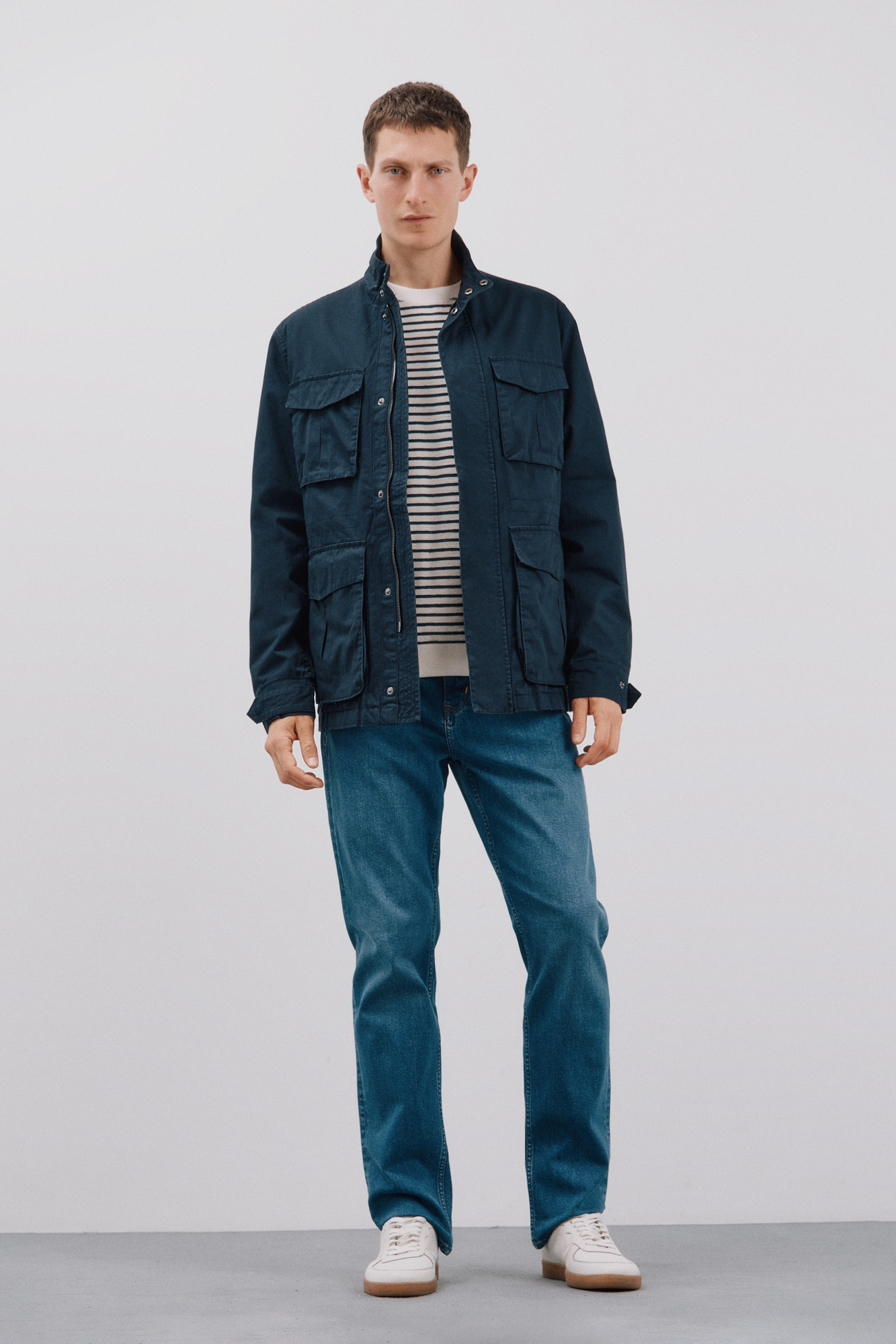 Chaqueta Sahariana Springfield Abrigos Hombre Capucha Chaqueta