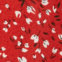 Cortefiel Printed midi skirt Red