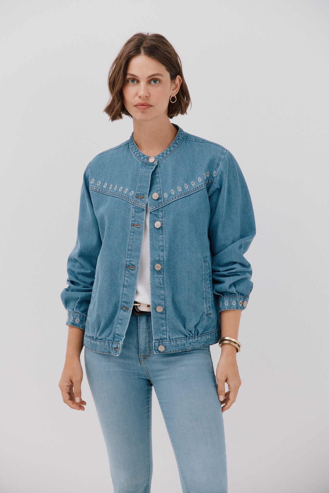 cortefiel cazadora vaquera mujer