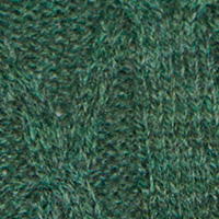Cortefiel Camisola lã trançada gola alta Verde