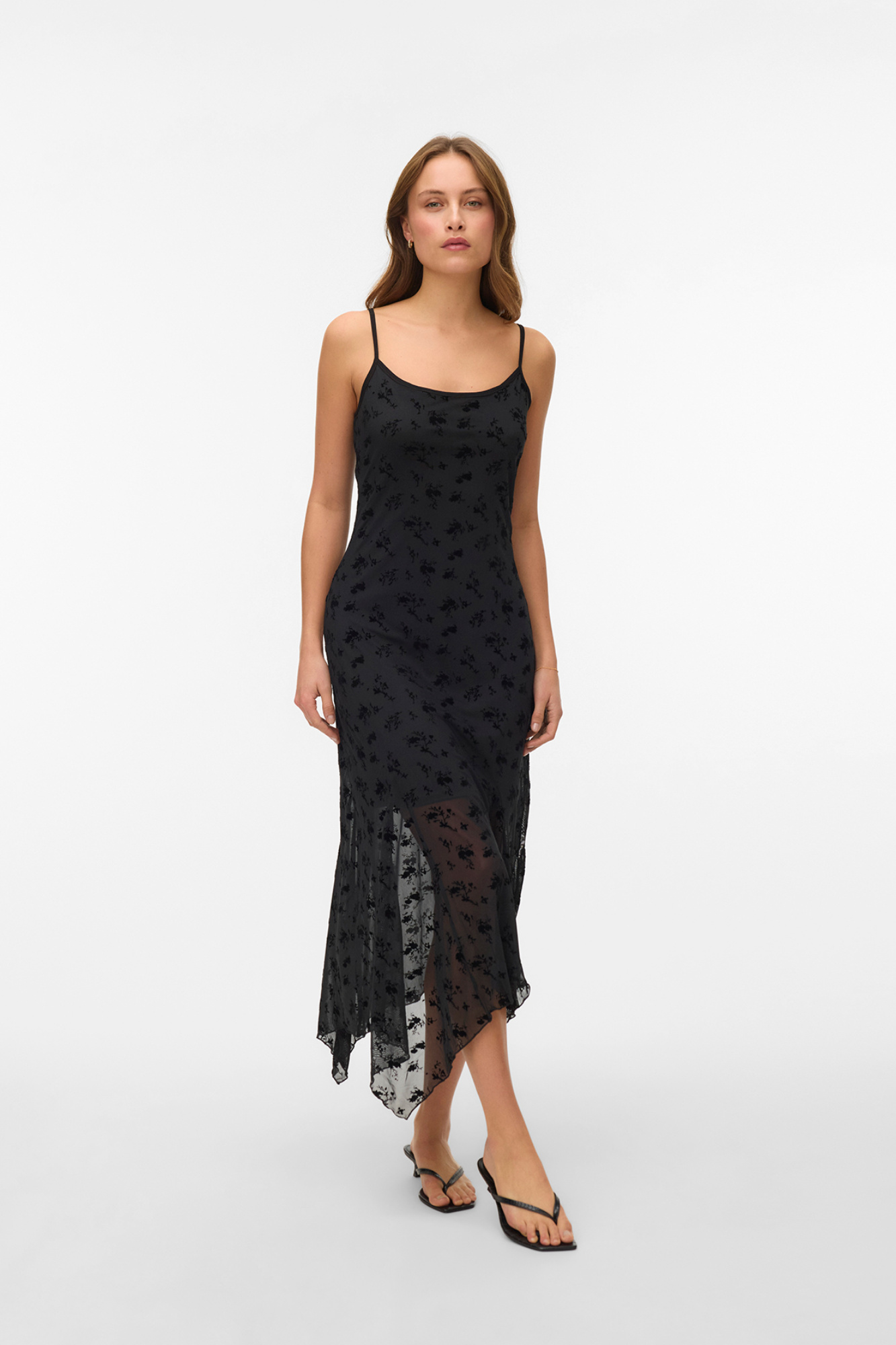 Vero Moda Vestido midi de tirantes