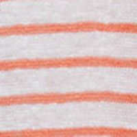 Cortefiel Striped T-shirt 100% linen Ecru