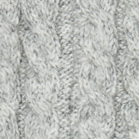 Cortefiel Mid-calf cable-knit socks Grey