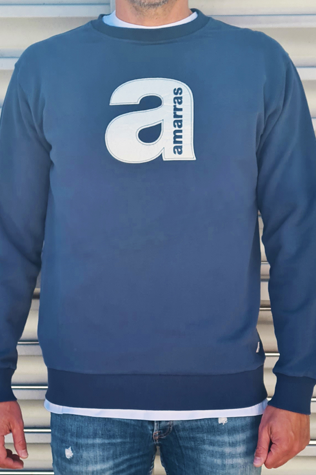 Sudadera fashion amarras hombre