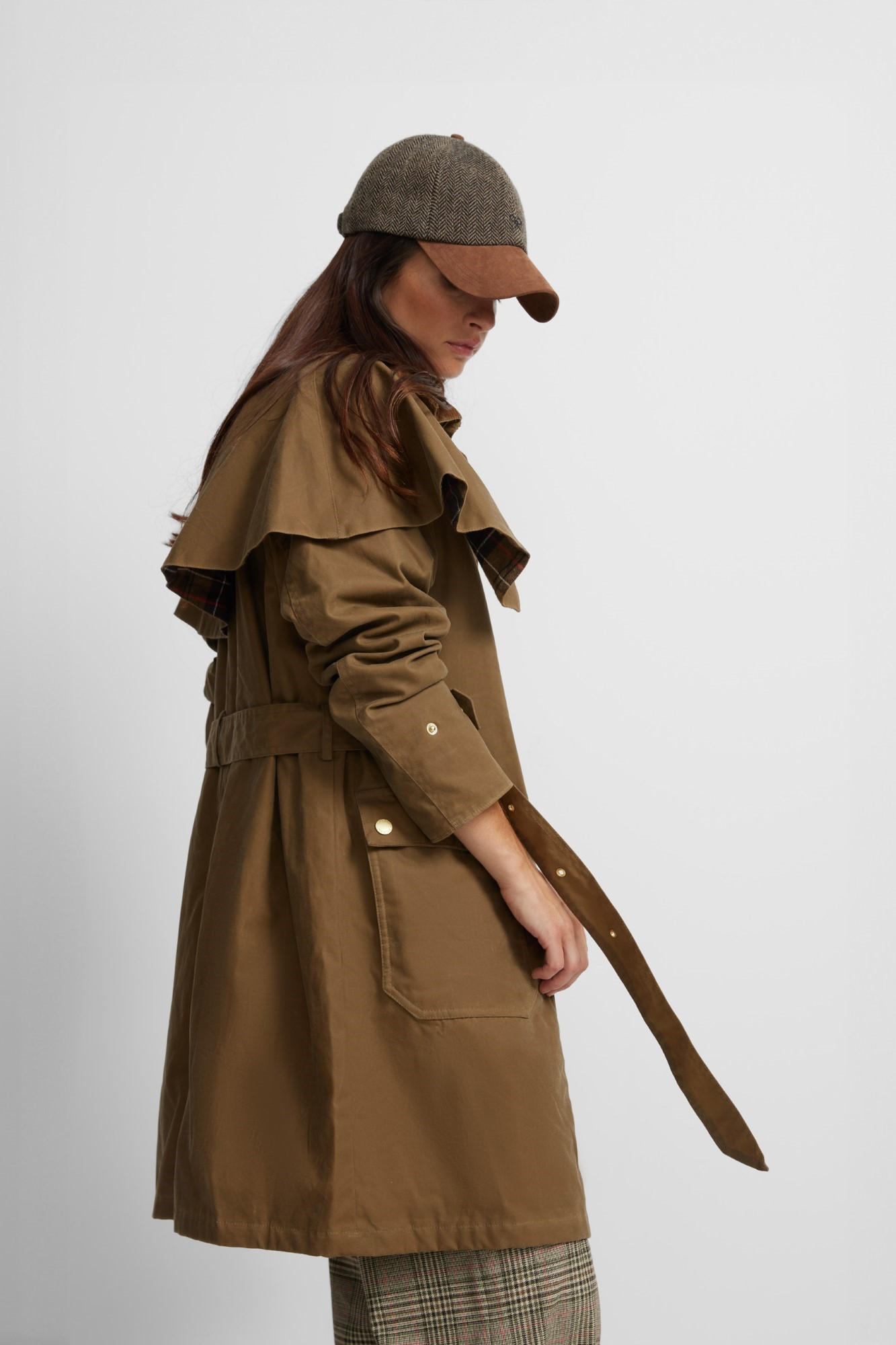 Long waxed parka