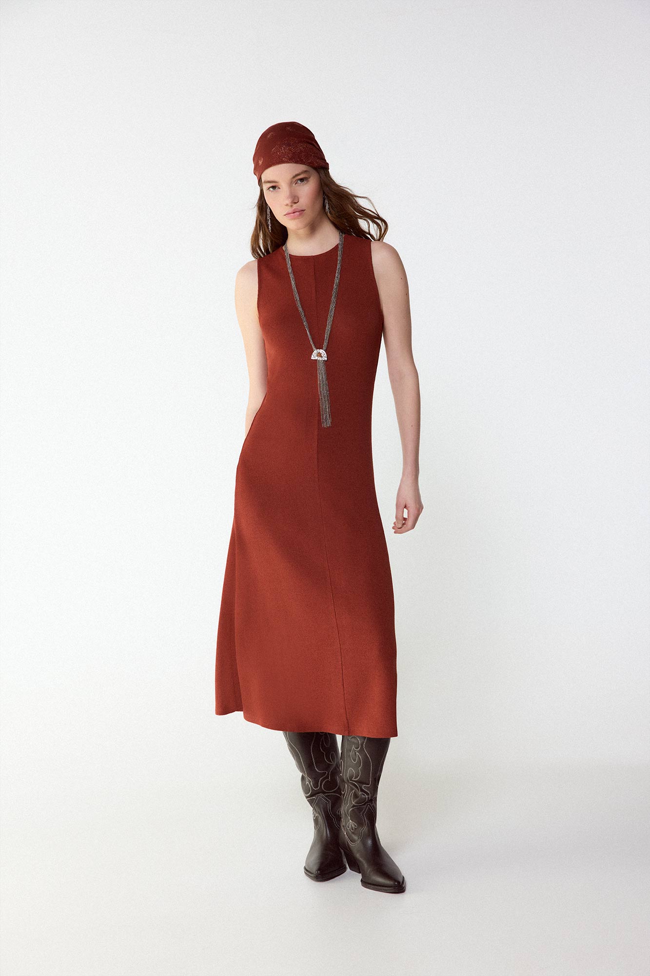 Slowlove Vestido básico estructura