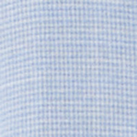 Cortefiel Micro gingham linen shirt Blue