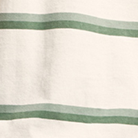 Cortefiel Camiseta de manga corta estampado rayas Verde