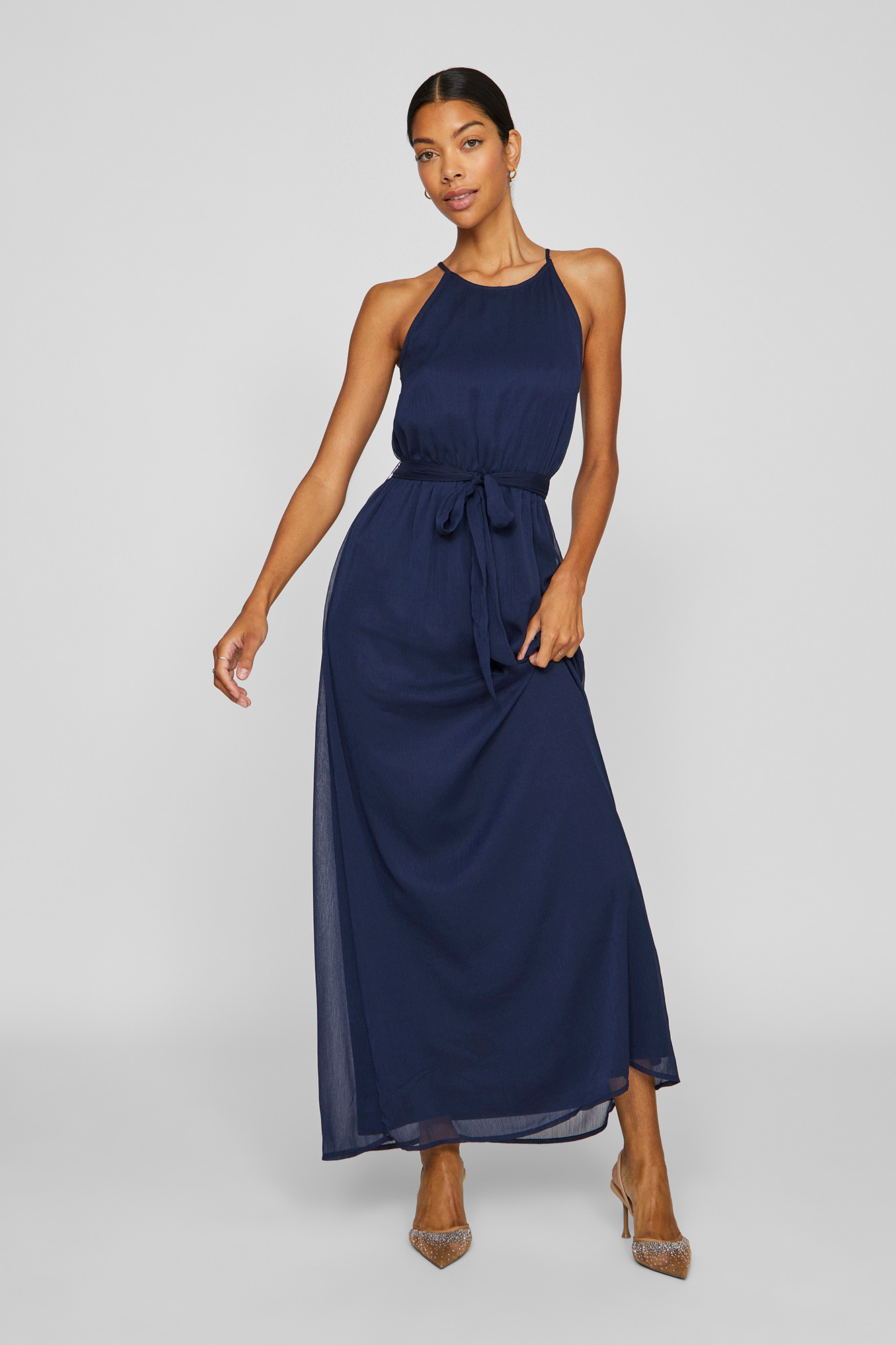 Vestido Maxi Vestidos Novia Pedro Del Hierro Cortefiel Mono Fucsia - Main Image