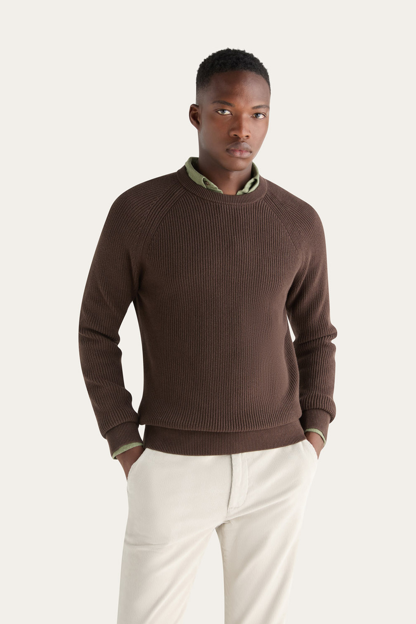 Jersey cuello redondo
